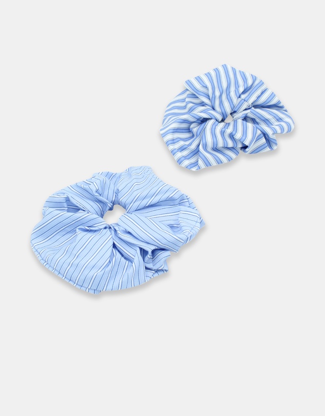 Morgan & Taylor - Aliya Scrunchie Set in Blue