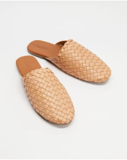 Human Premium - Barland Woven Leather Slides