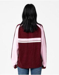 Rusty - White Lines Two Crew Neck Knit