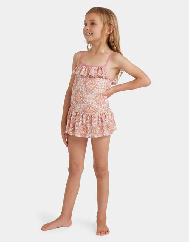 Billabong - Girls 0 to 5 Just For You One Piece Swimsuit