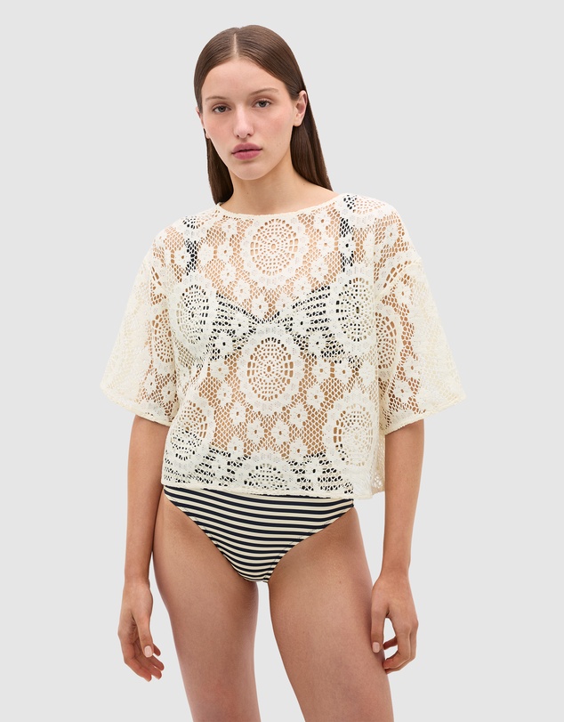 Seed Heritage - Crochet Lace Top