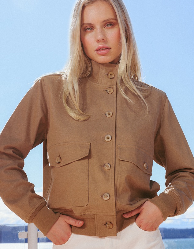 IDA+S - Margot Twill Bomber Jacket