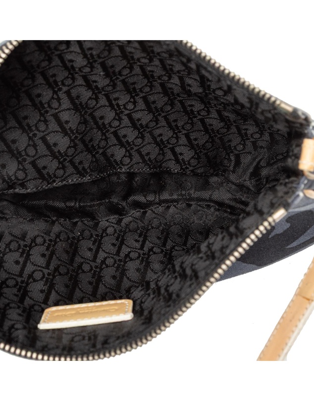 Pre-Loved by Azura Reborn - Pre-Loved Mini Canvas Camouflage Saddle Pochette