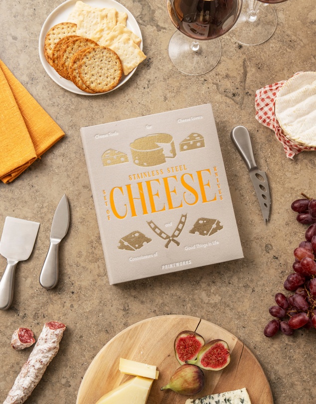 Printworks - Printworks The Essentials Cheese Tools-Beige Orange