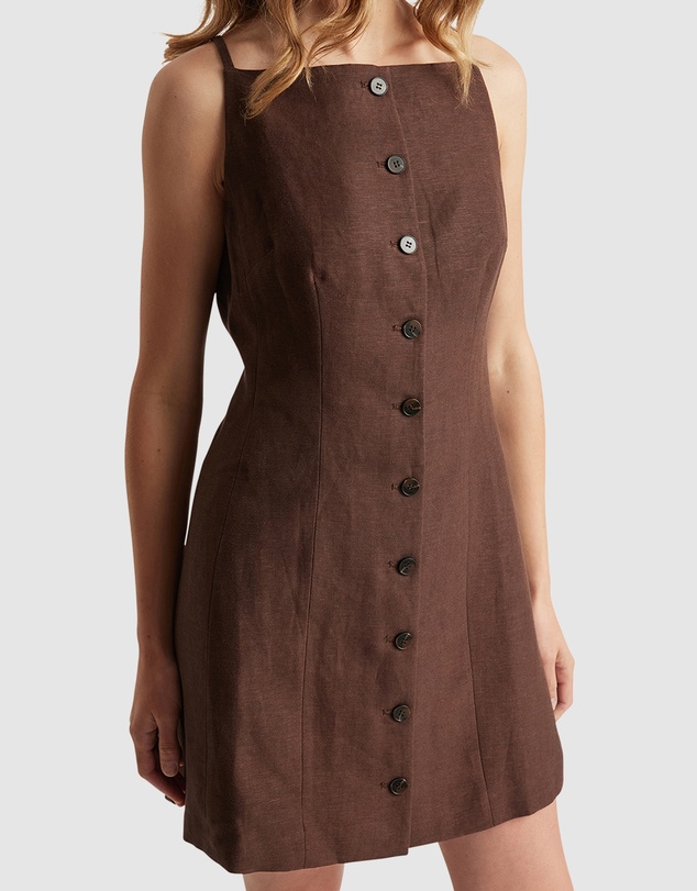 Decjuba - Benne Button Front Vest Dress