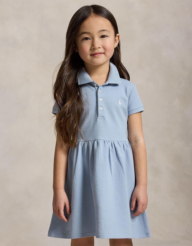 Polo Ralph Lauren - Stretch Mesh Polo Dress - Kids