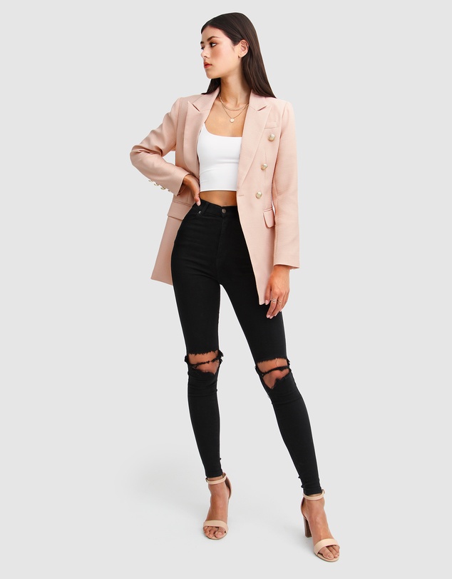 Belle & Bloom - Princess Polina Textured Weave Blazer