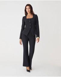 Forcast - Thea Scoop Neck Blazer