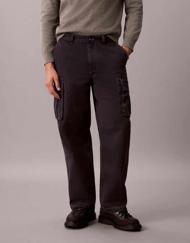 Calvin Klein Jeans - Relaxed Cotton Twill Cargo Trousers