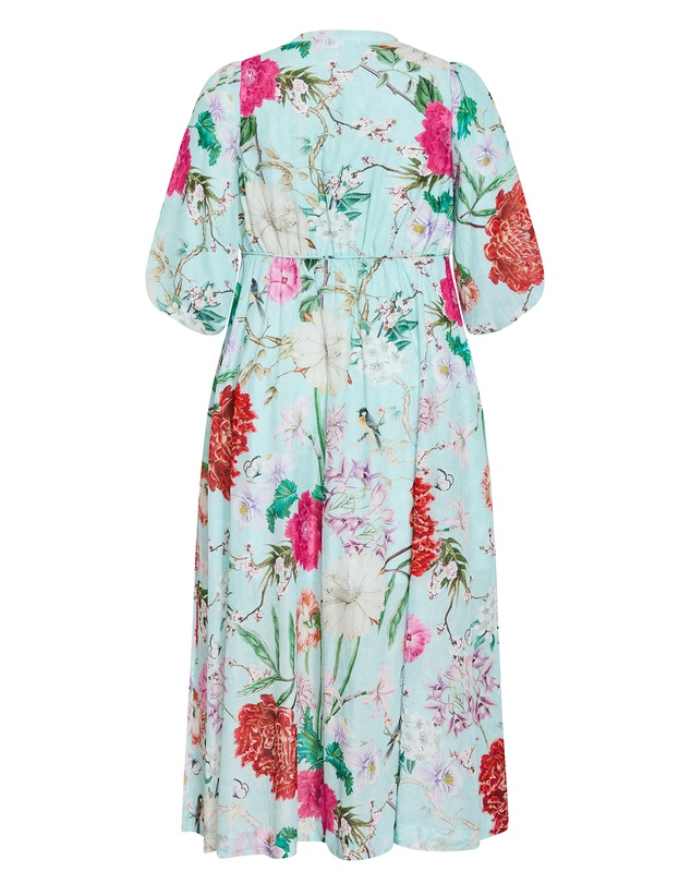 City Chic - Flora Print Cotton Maxi Dress