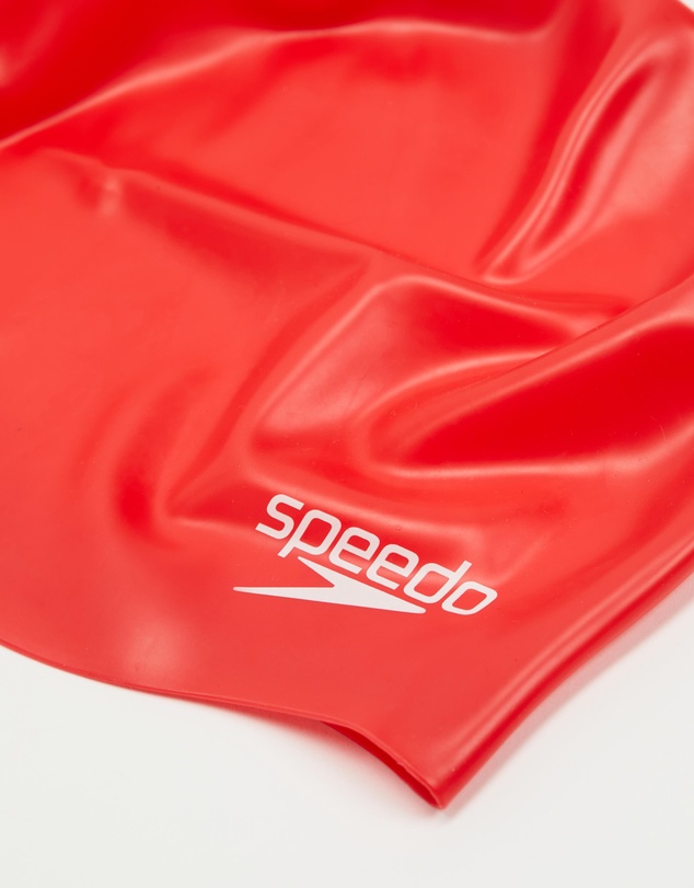 Speedo - Junior Plain Moulded Silicone Cap