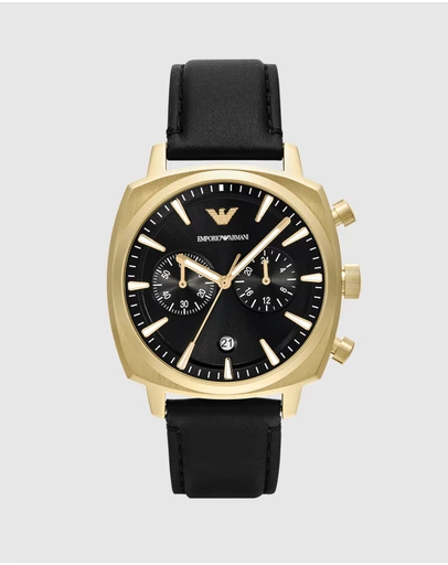 Emporio Armani - Black Chronograph Watch