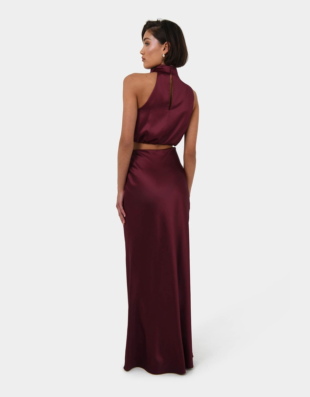 Forcast - Kaye Asymmetric Cowl Neck Top