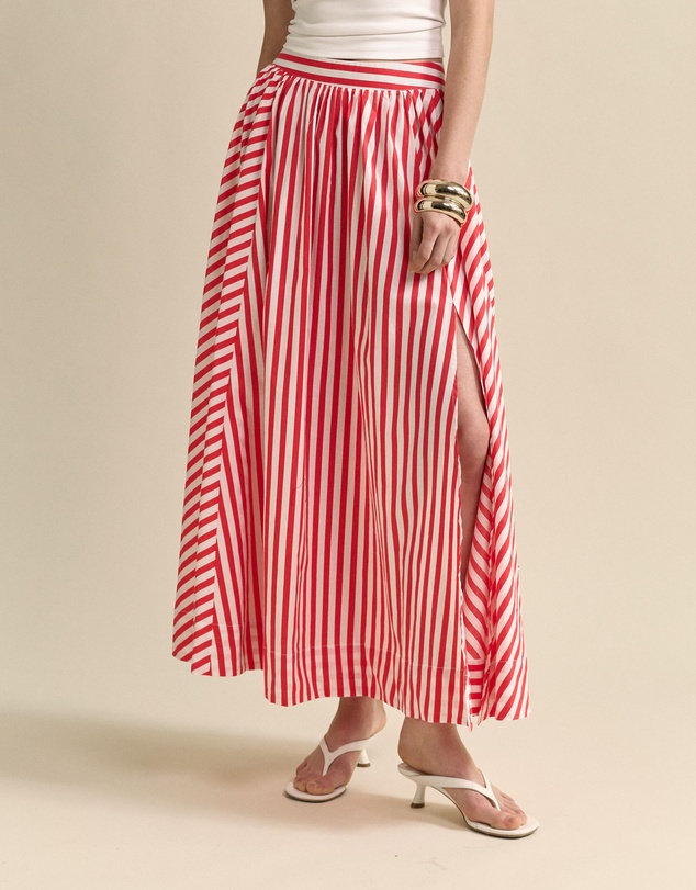 MVN - Striped Maxi Skirt