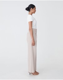 Forcast - Koora Check Wide Leg Pants