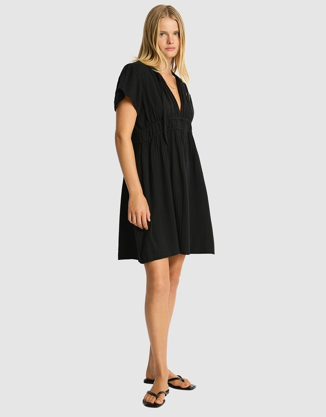 Sea Level Australia - Sunset Short Daydress Black
