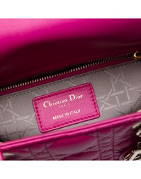 Pre-Loved by Azura Reborn - Pre-Loved Small Lambskin Cannage My ABCDior Lady Dior