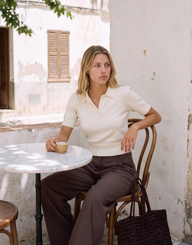 The Fated - Quinn Knit Polo