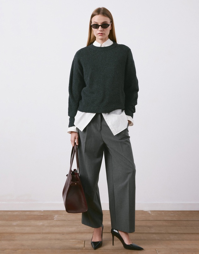 M.N.G - Straight-Fit Pleated Trousers