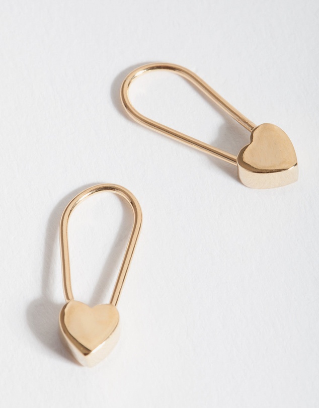 Lovisa - Gold Plated Sterling Silver Heart Locket Earring
