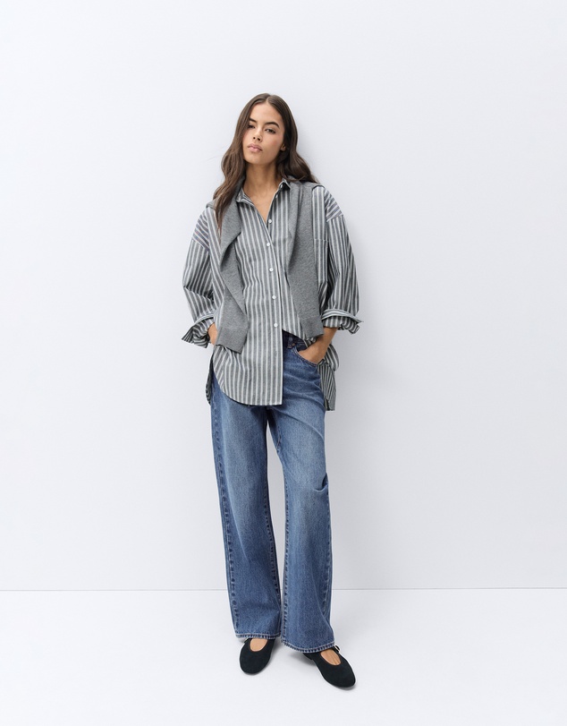 UNISON - Oversized Oxford Shirt