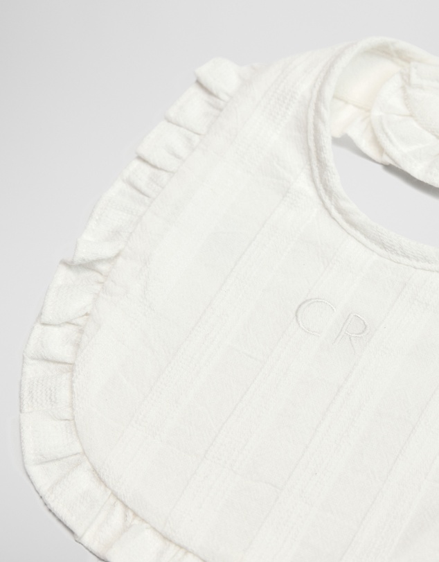 Country Road - Woven Frill Bib