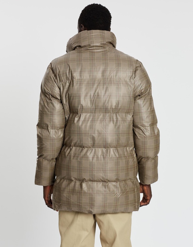 RAINS - Check Puffer Coat - Unisex