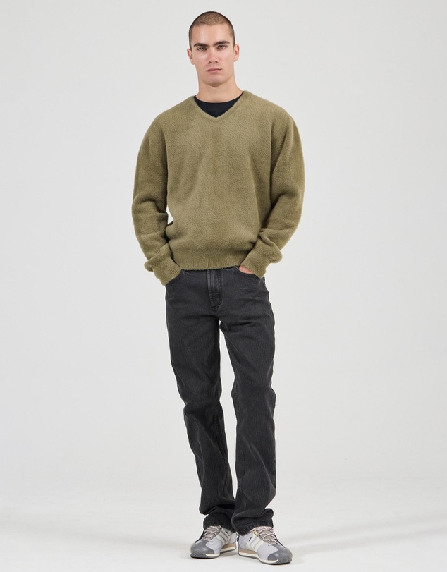 Rolla's - Shag V Neck Knit Jumper