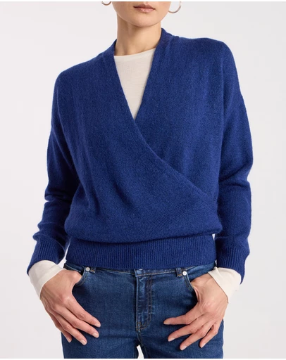 David Lawrence - Lark Wrap Knit Jumper