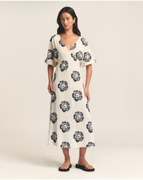 ST MRLO - Palm Midi Dress