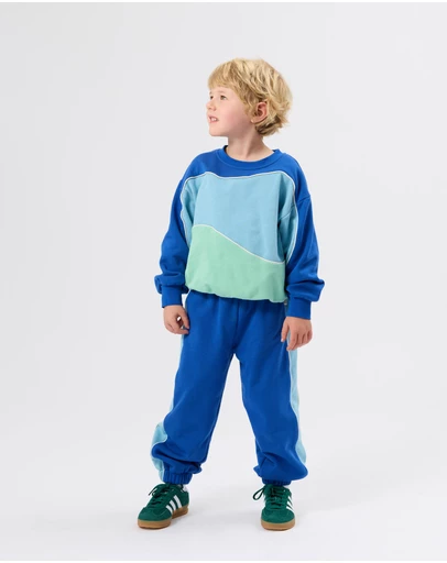 Goldie + Ace - Piped Panel Sweatpants - Babies-Kids