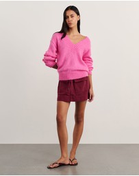 Jag - Lily V Neck Knit
