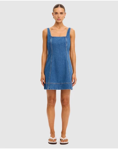 KIVARI - Oriana Denim Mini Dress