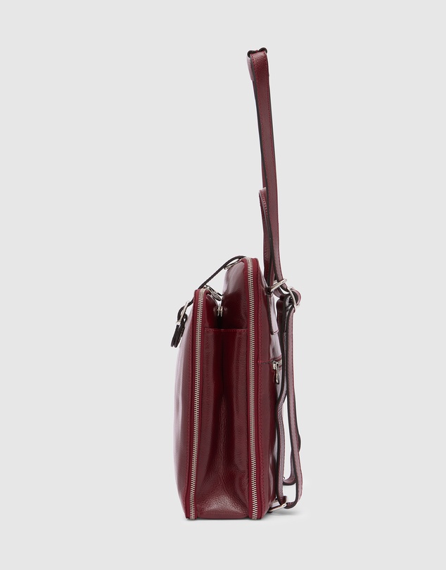 Florence - The Emma Red 3-in-1 Convertible Backpack