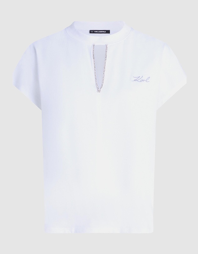 Karl Lagerfeld - Embellished Relaxed T-Shirt