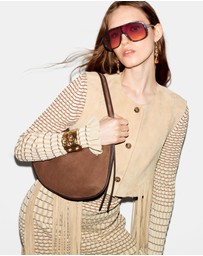 & Other Stories - Fringed Suede Shoulder Bag