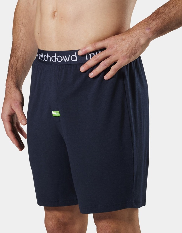 Mitch Dowd - Soft Bamboo Knit Sleep Short - Navy