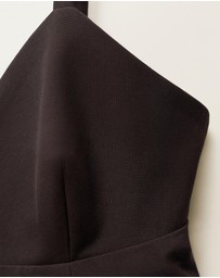 M.N.G - Blues Open Back Ruffle Top