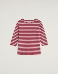 Seasalt - Seasalt Cornwall Pink Sailor 3/4 Sleeve Top Jersey