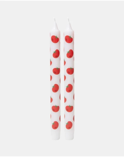 DOIY - Dolce Vita Taper Candles (set of 2) Tomato