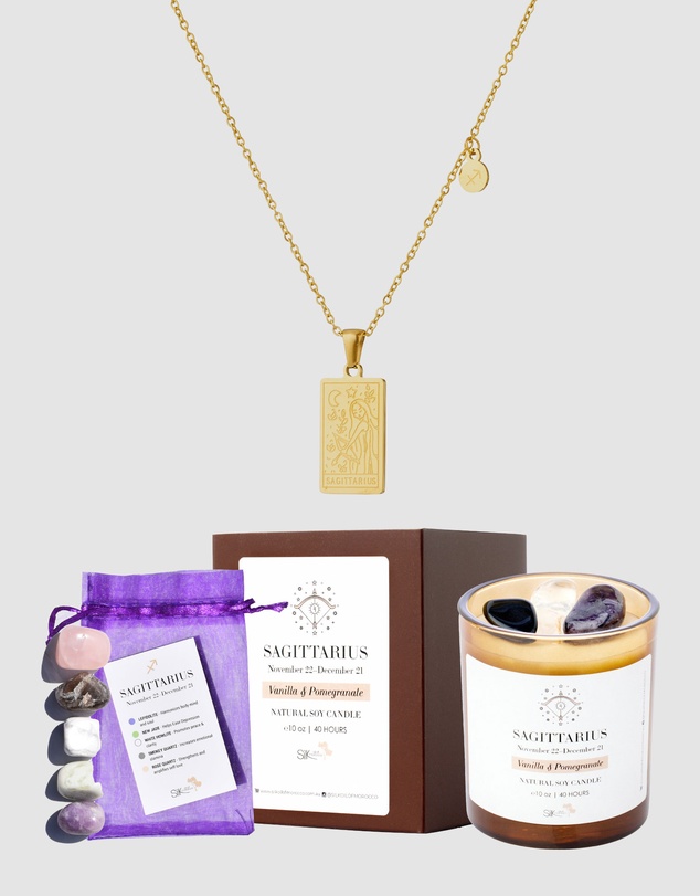 Silk Oil of Morocco - Celestial Zodiac Gift Collection - Sagittarius