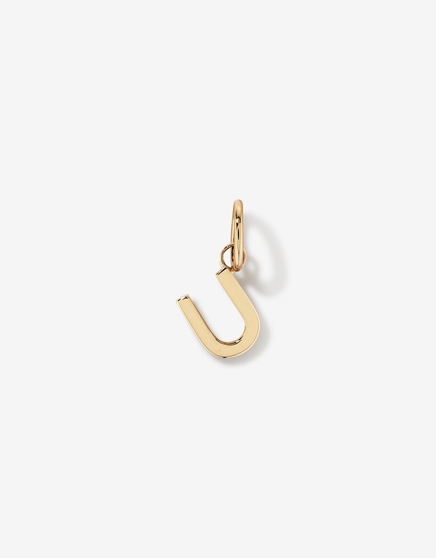 Michael Hill - Letter U Initial Pendant in 10kt Yellow Gold