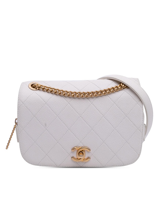 Pre-Loved by Azura Reborn - Pre-Loved chanel Quilted Leather Shoulder Bag with Chain Strap