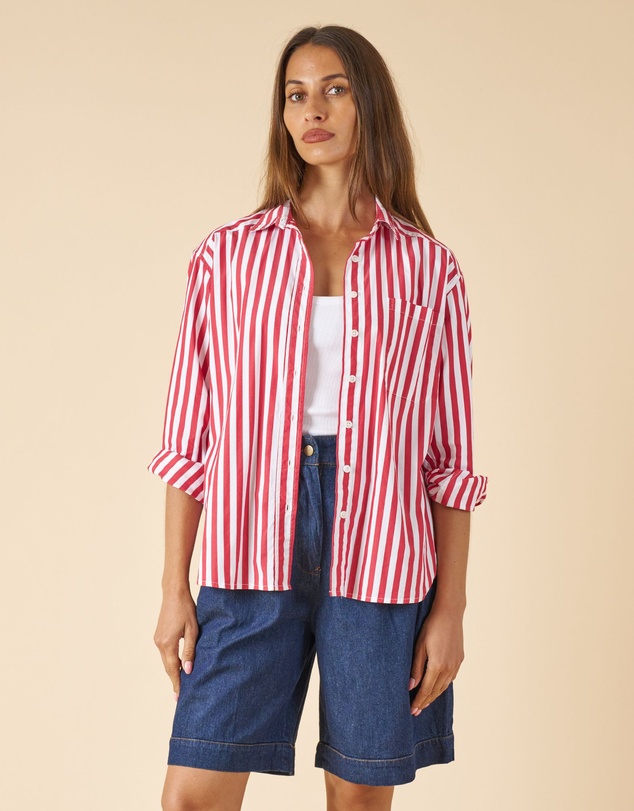 CAMIXA - Poppy Oversize Cotton Shirt