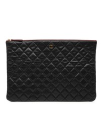 Pre-Loved by Azura Reborn - Pre-Loved Large Quilted Caviar O Case Clutch