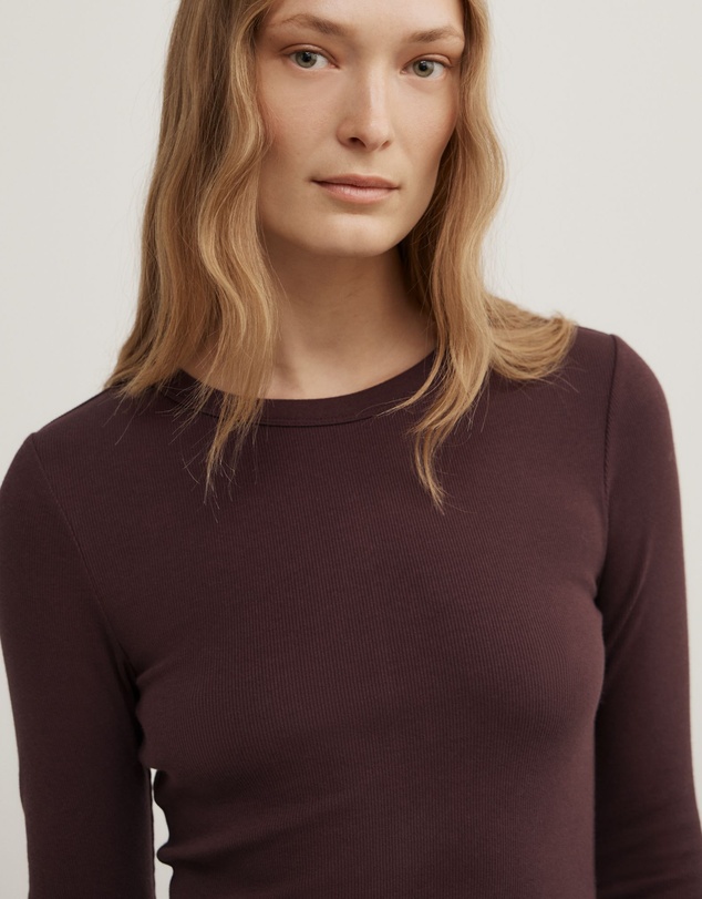 Witchery - Crew Rib Long Sleeve Top