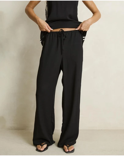 Rhythm - Linen Lace Track Pants