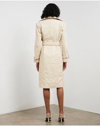 Sofia Irina - Leather Trench Coat