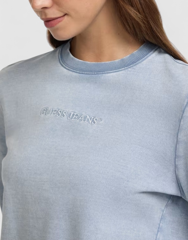 GUESS - GUESS JEANS Crew Neck Regular Logo Sweater