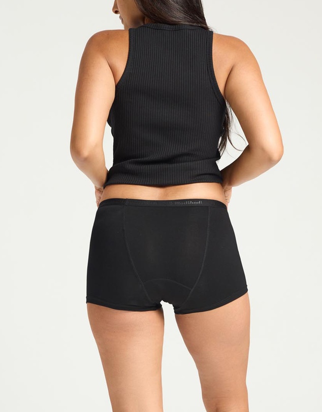 Modibodi - Classic Period Boyshort Super Absorbency Black